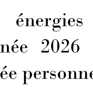 L'énergie de ton année personnelle en 2026